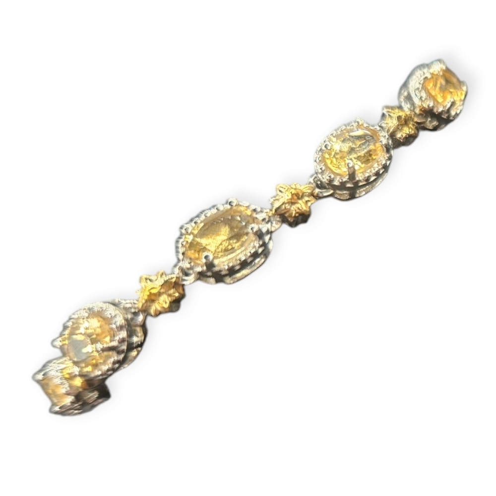 Citrine Station Bracelet